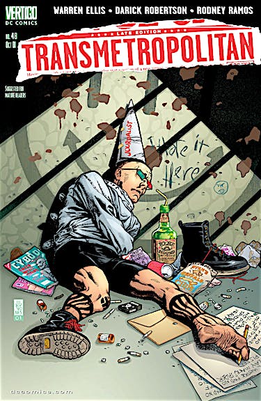 Transmetropolitan #48 preview images
