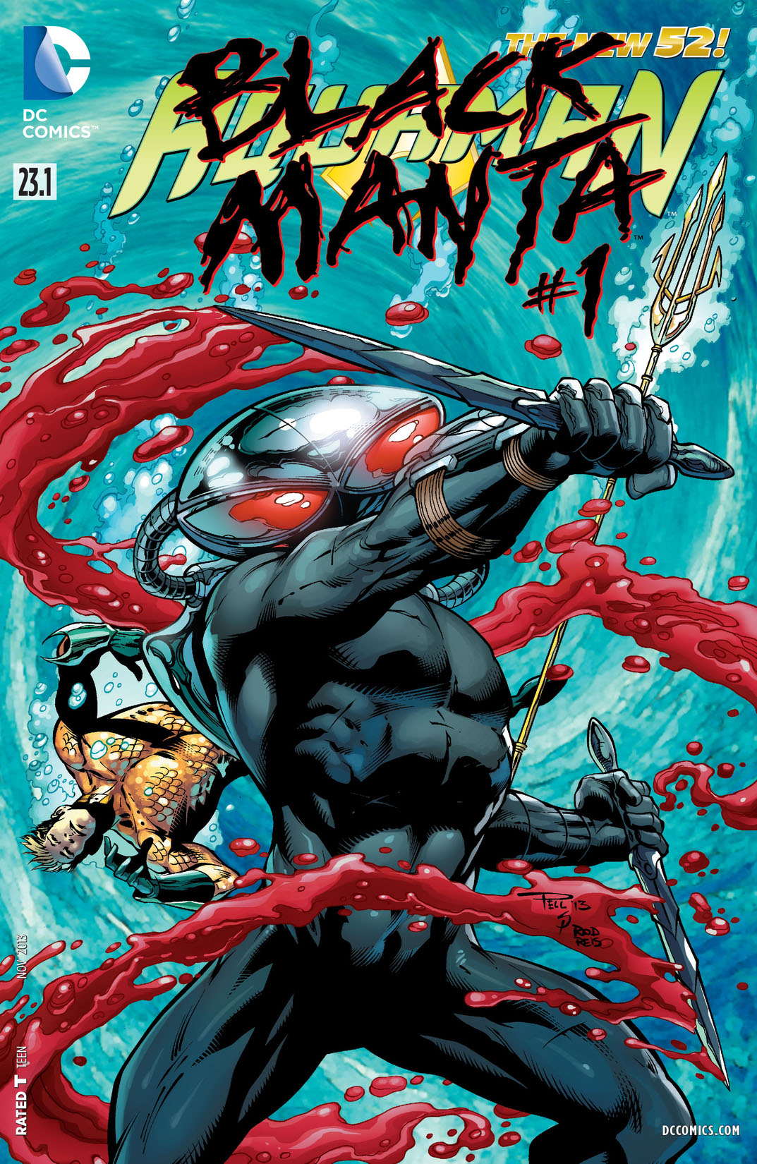 Aquaman feat Black Manta (2013-) #23.1 preview images