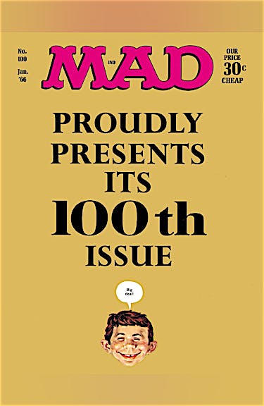 Mad Magazine #100