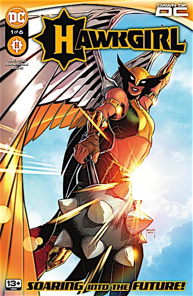 Hawkgirl #1 preview images