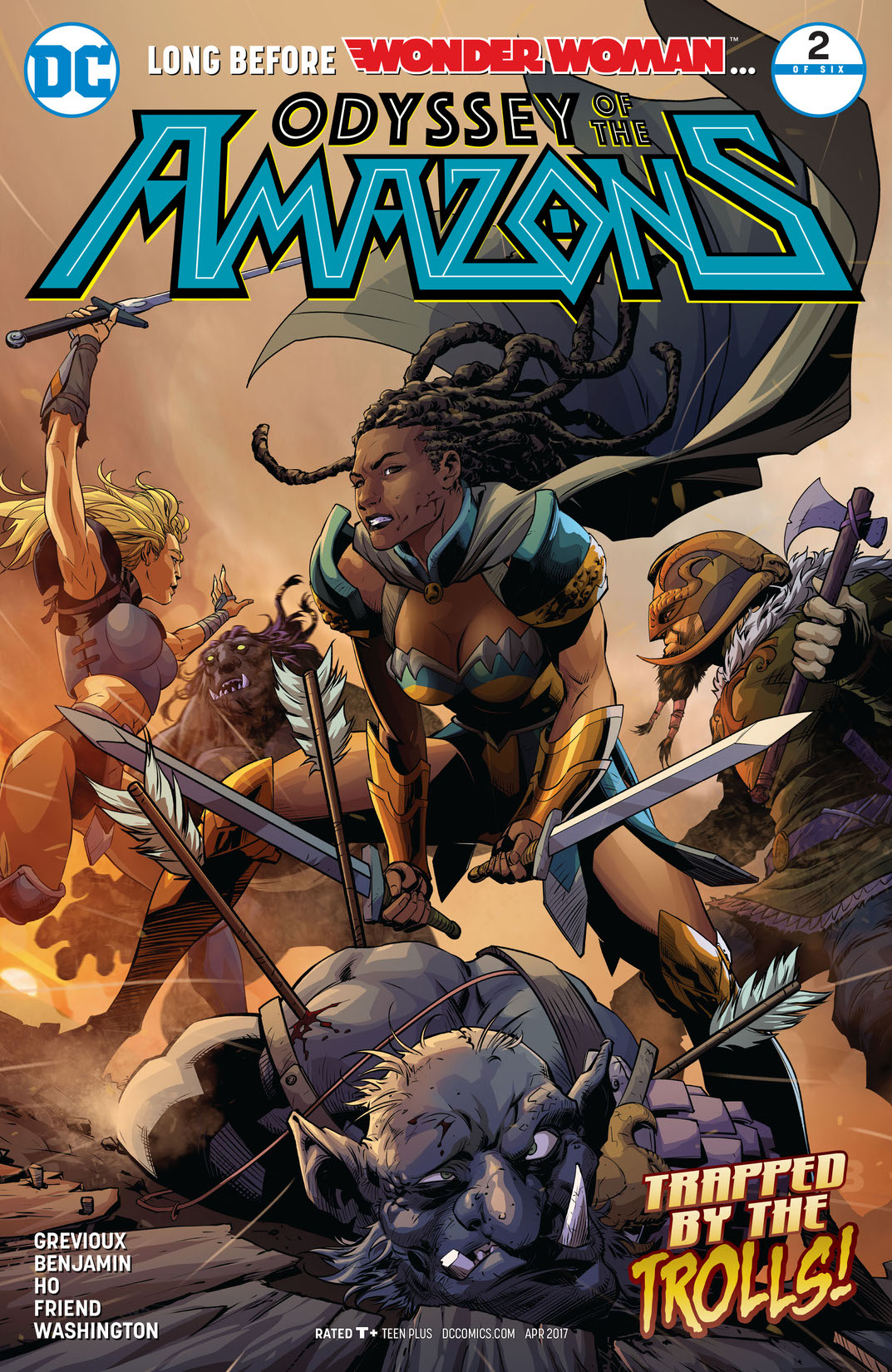 The Odyssey of the Amazons #2 preview images
