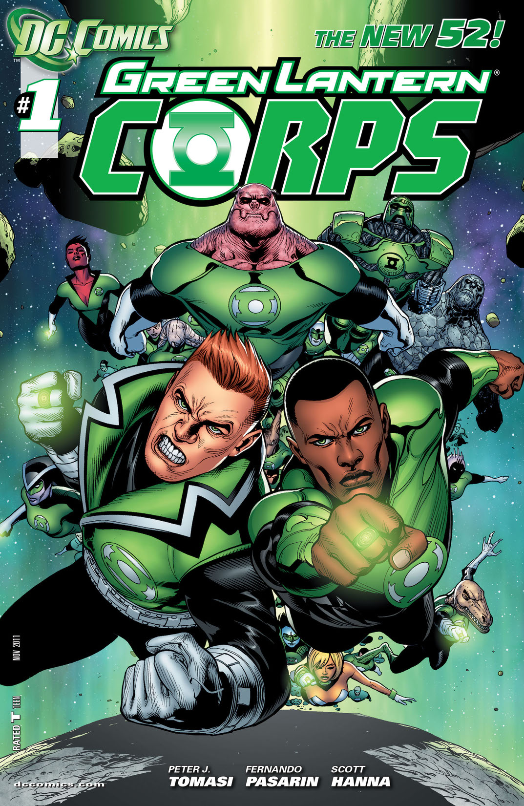 Green Lantern Corps (2011-) #1 preview images