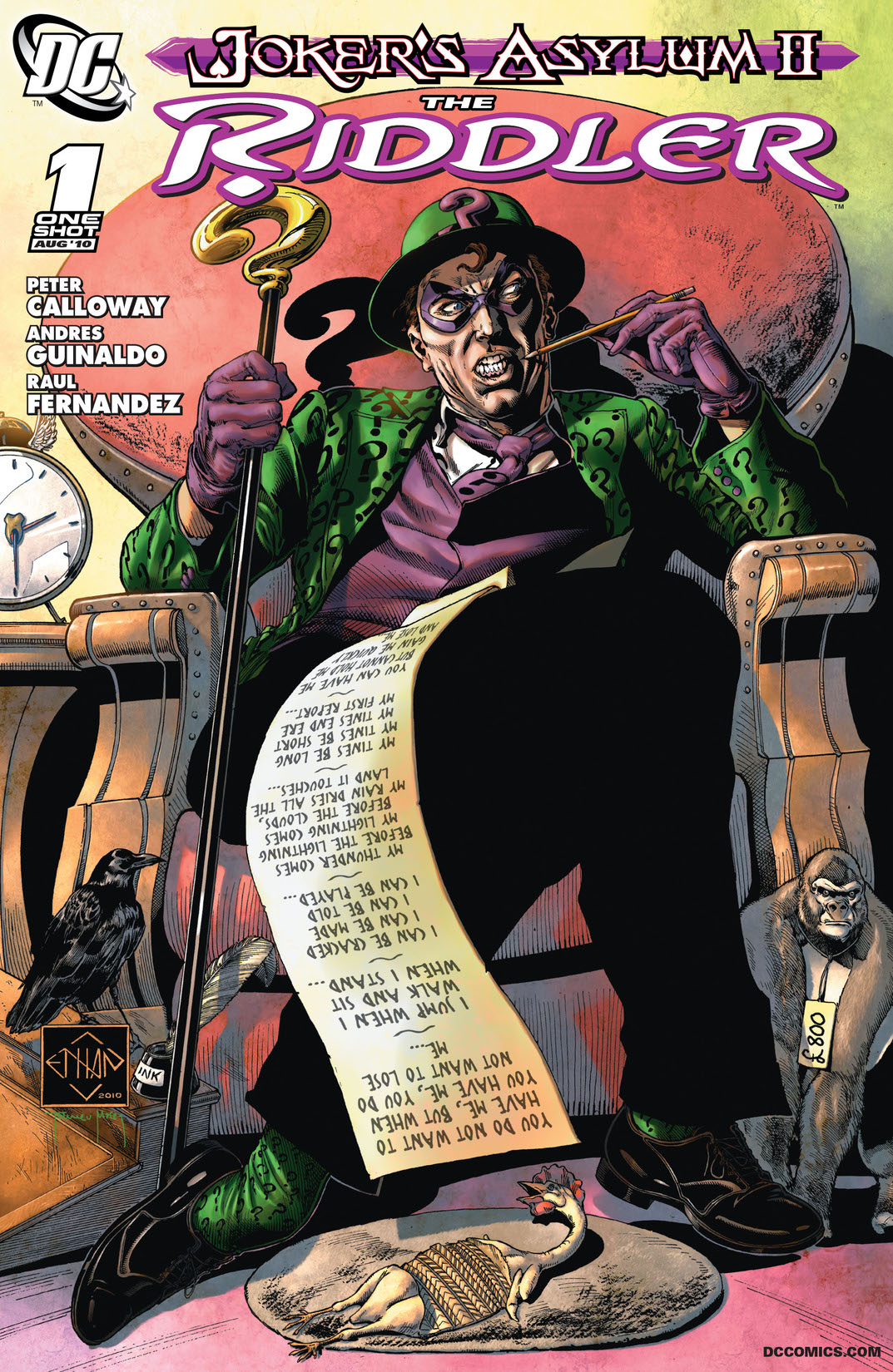 Joker's Asylum II: The Riddler #1 preview images