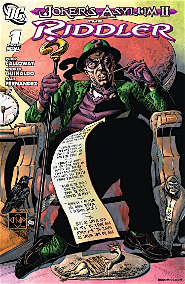 Joker's Asylum II: The Riddler #1 preview images