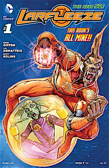 Larfleeze #1 preview images