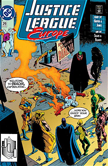 Justice League Europe #29 preview images