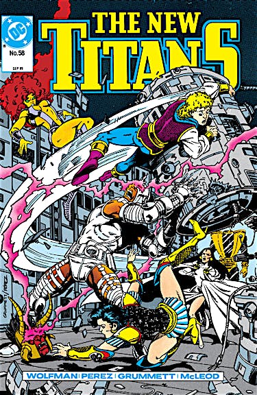 The New Titans #58 preview images