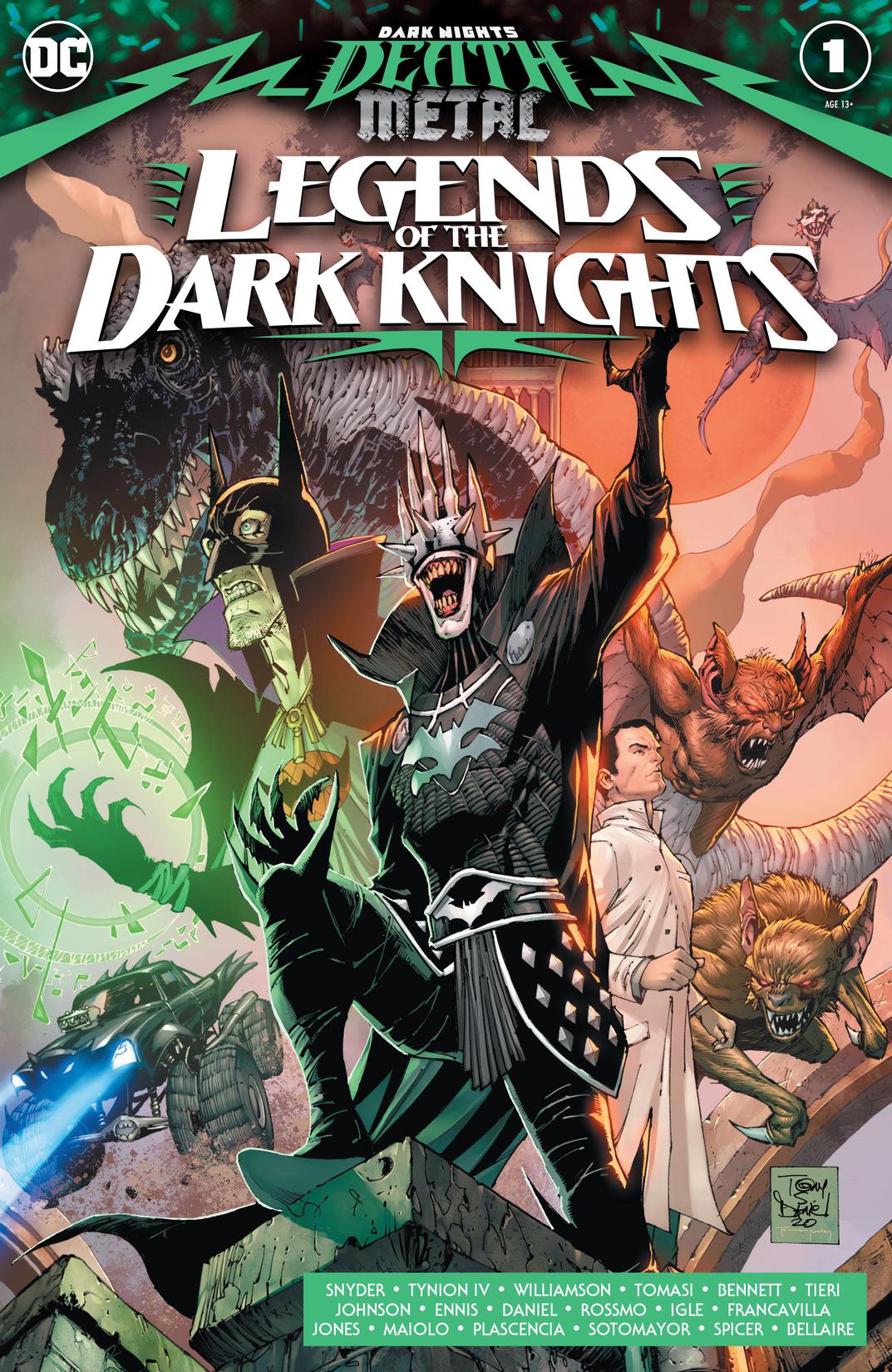 Dark Nights: Death Metal Legends of the Dark Knights #1 preview images