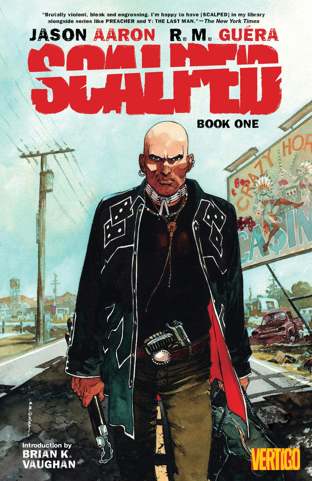 Scalped Deluxe Edition Book One preview images