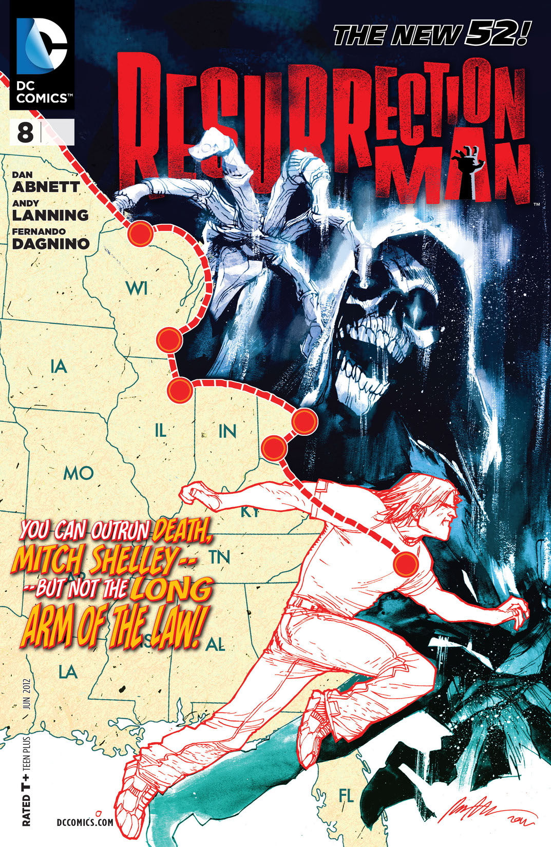 Resurrection Man (2011-) #8 preview images