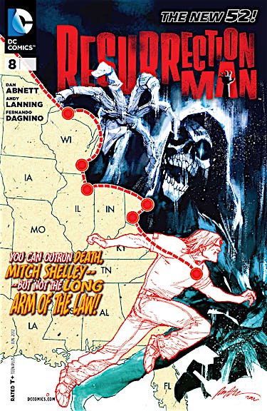 Resurrection Man (2011-) #8 preview images
