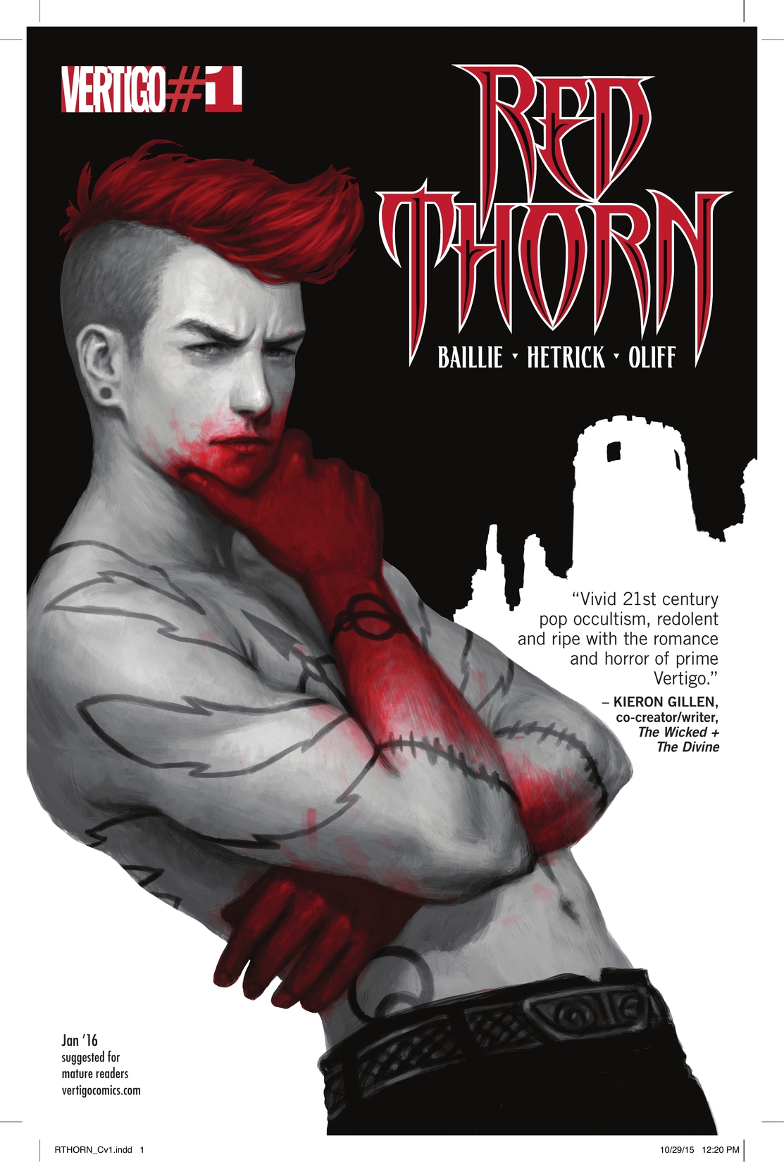 Red Thorn #1 preview images