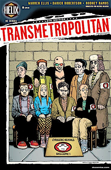 Transmetropolitan #8 preview images