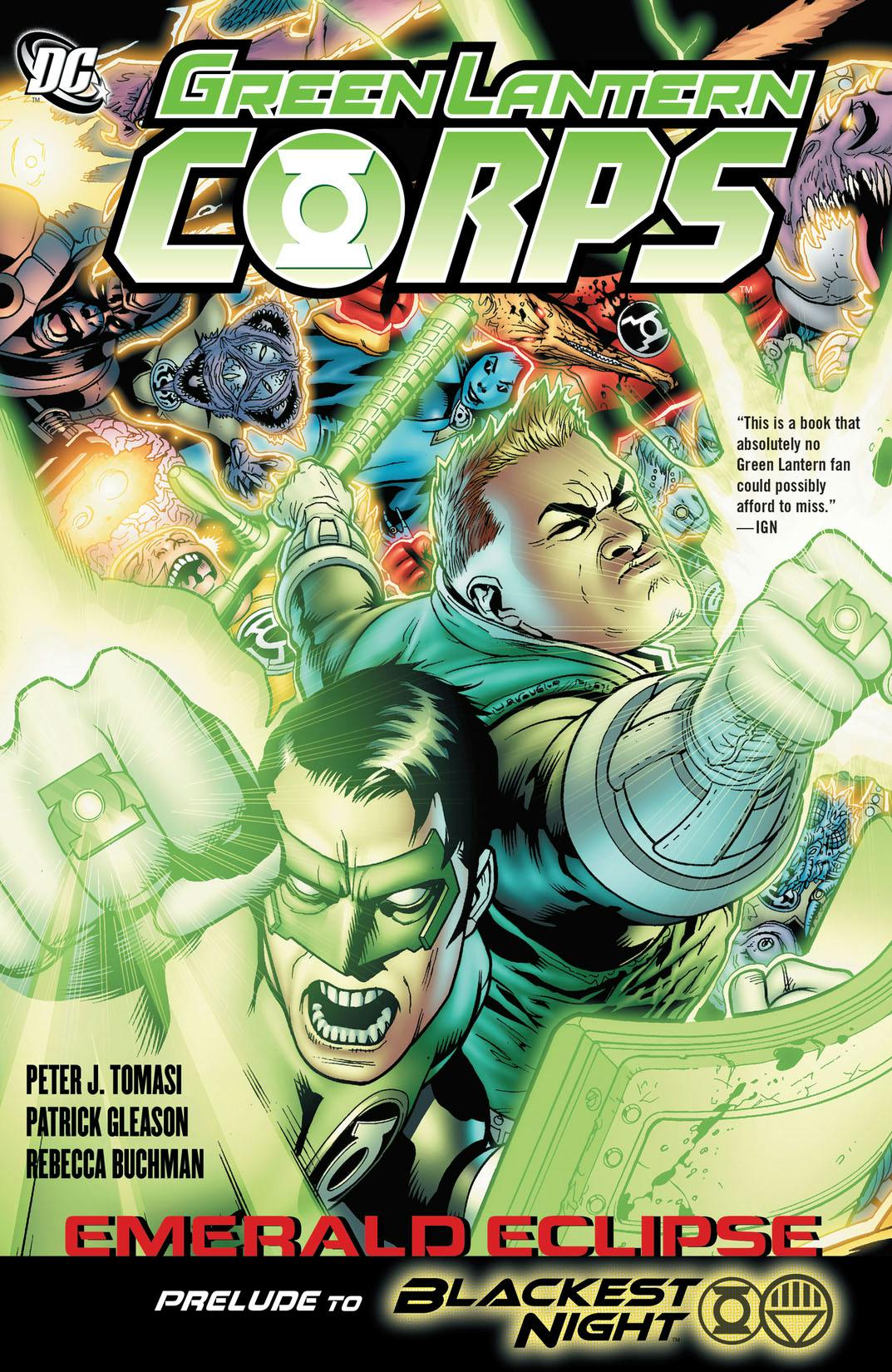 Green Lantern Corps: Emerald Eclipse preview images