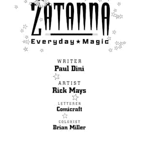 Zatanna: Everyday Magic series preview1