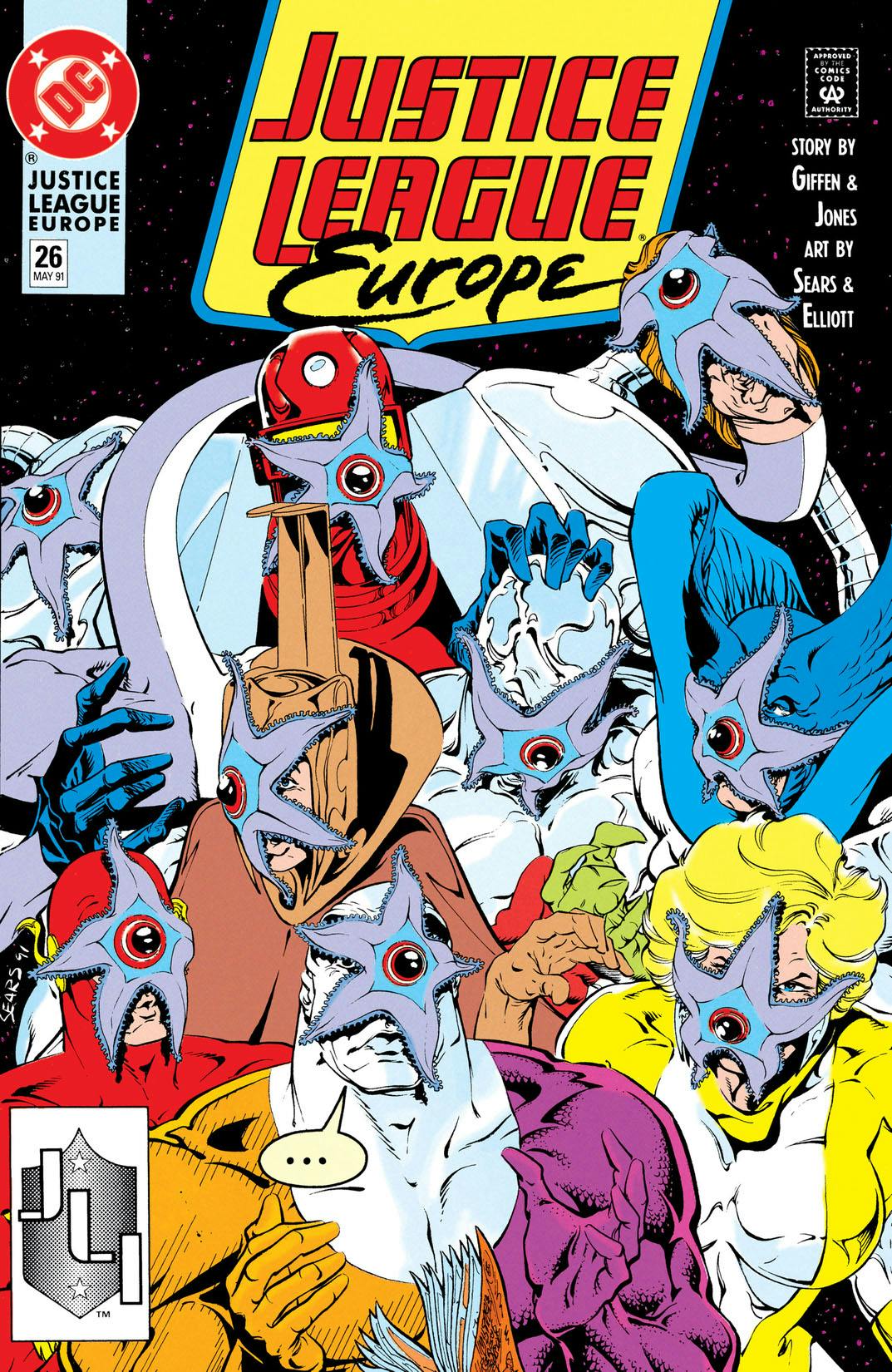 Justice League Europe #26 preview images