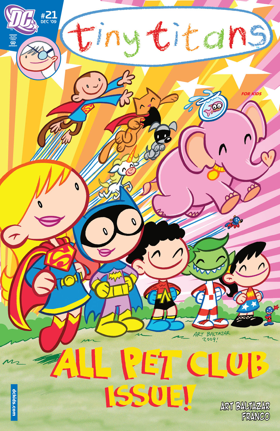 Tiny titans. Tiny Titans go. Tiny Comics.