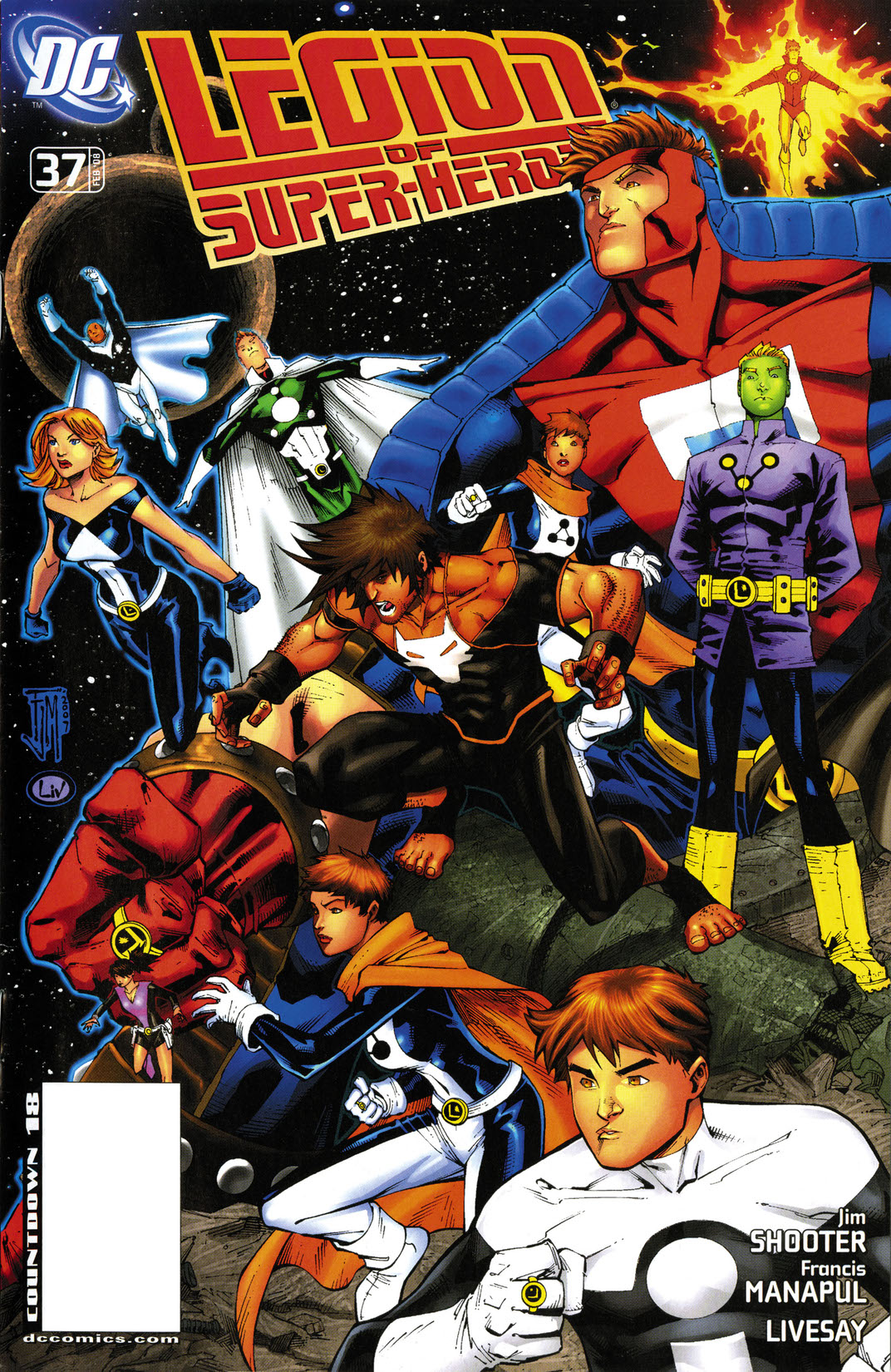 Legion of Super-Heroes (2007-) #37 preview images