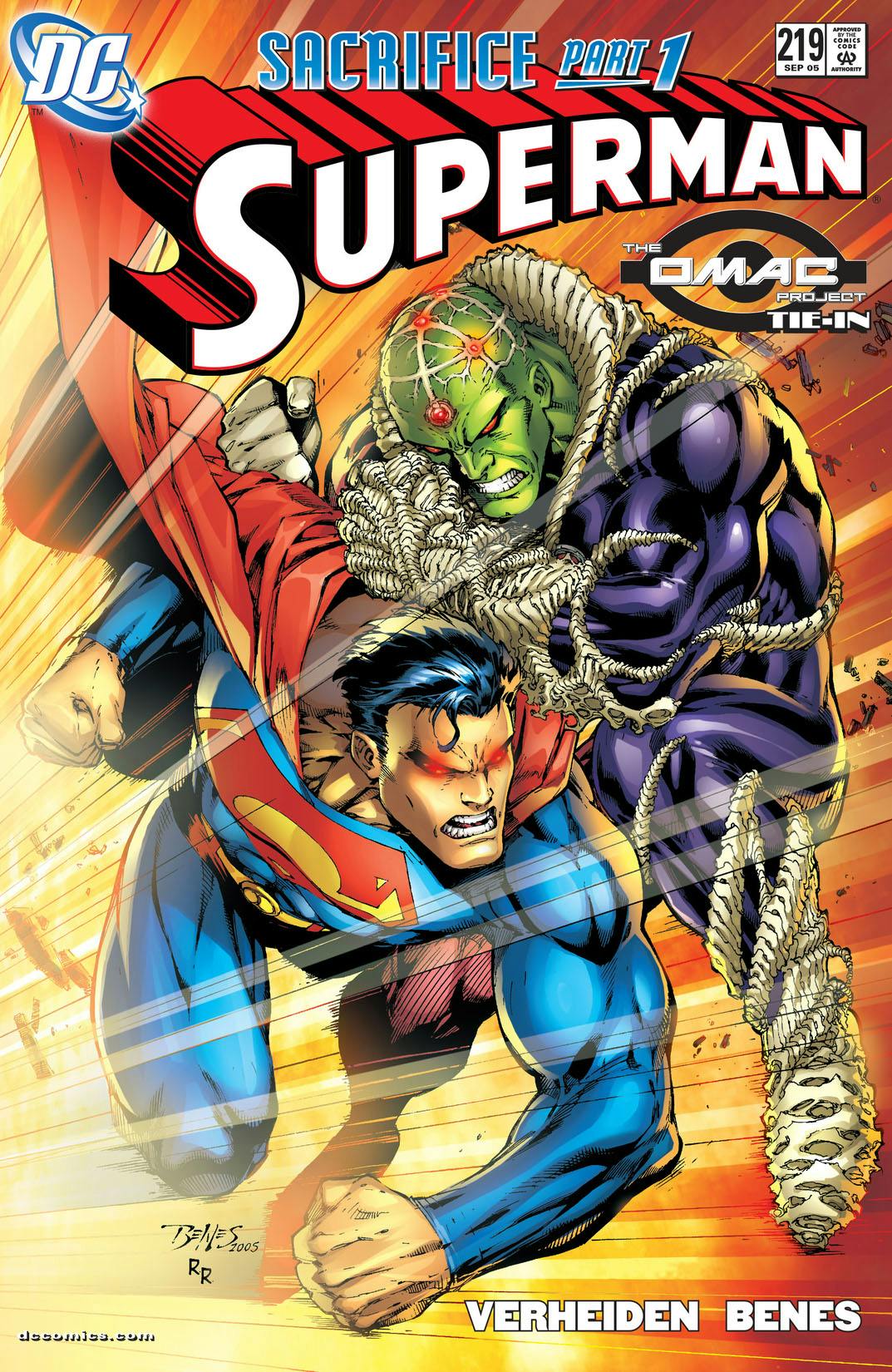 Superman (1986-) #219 preview images