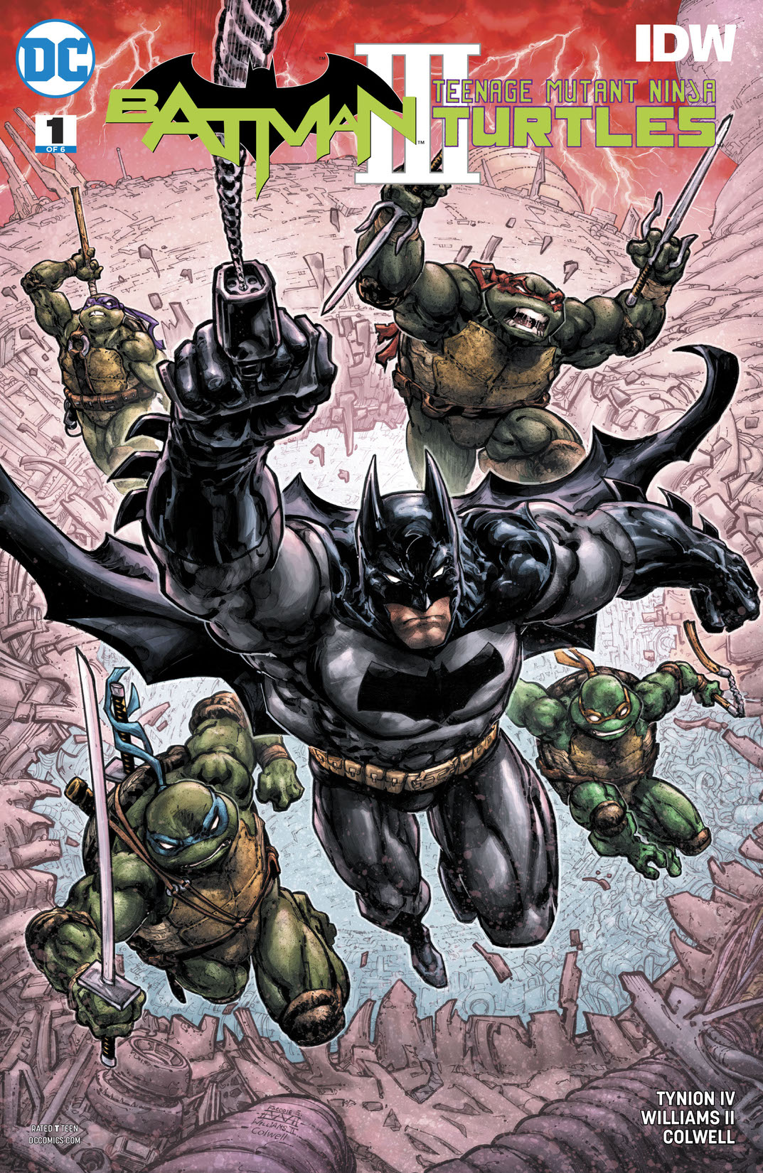 Batman/Teenage Mutant Ninja Turtles III #1 preview images
