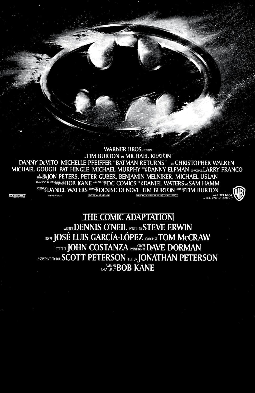 Batman Returns Movie Adaptation series preview1