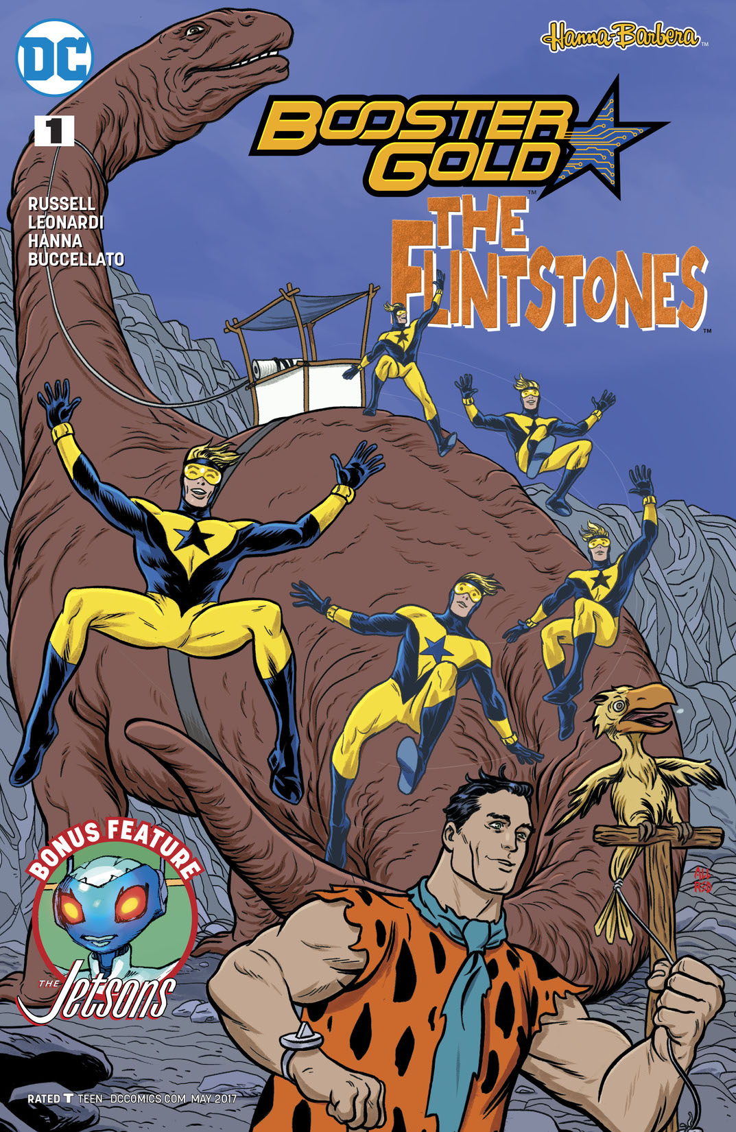 Booster Gold/The Flintstones Special #1 preview images