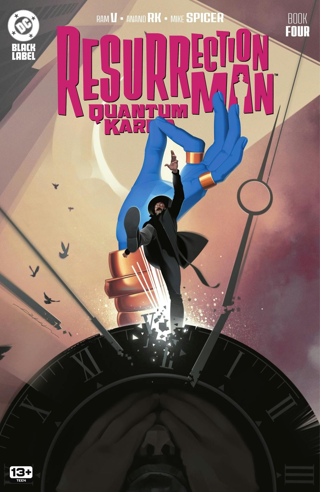 Resurrection Man: Quantum Karma #4 preview images