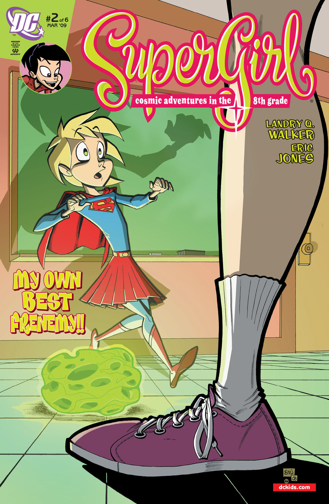 Supergirl: Cosmic Adventures in the 8th Grade #2 preview images