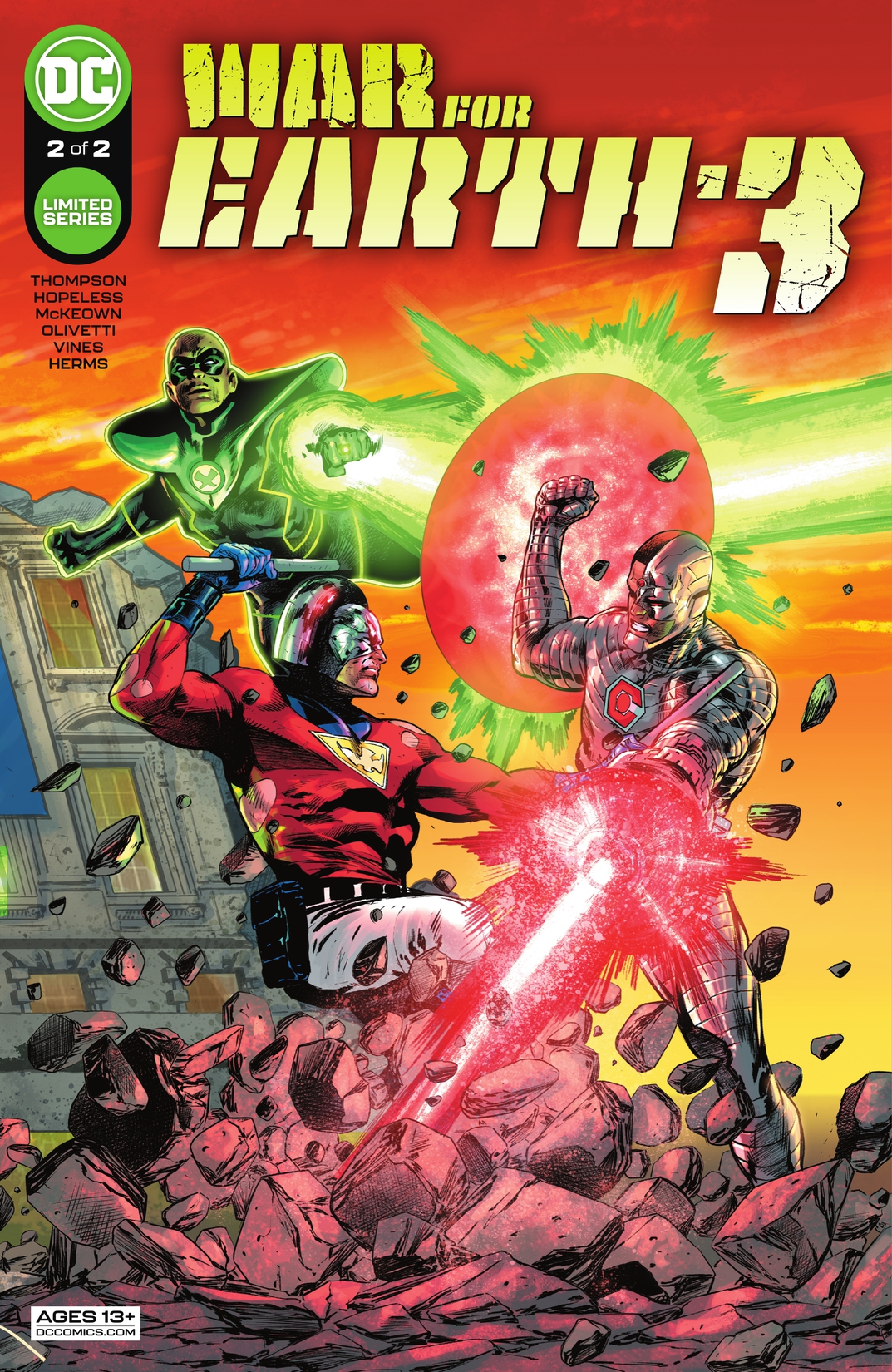 War for Earth-3 #2 preview images