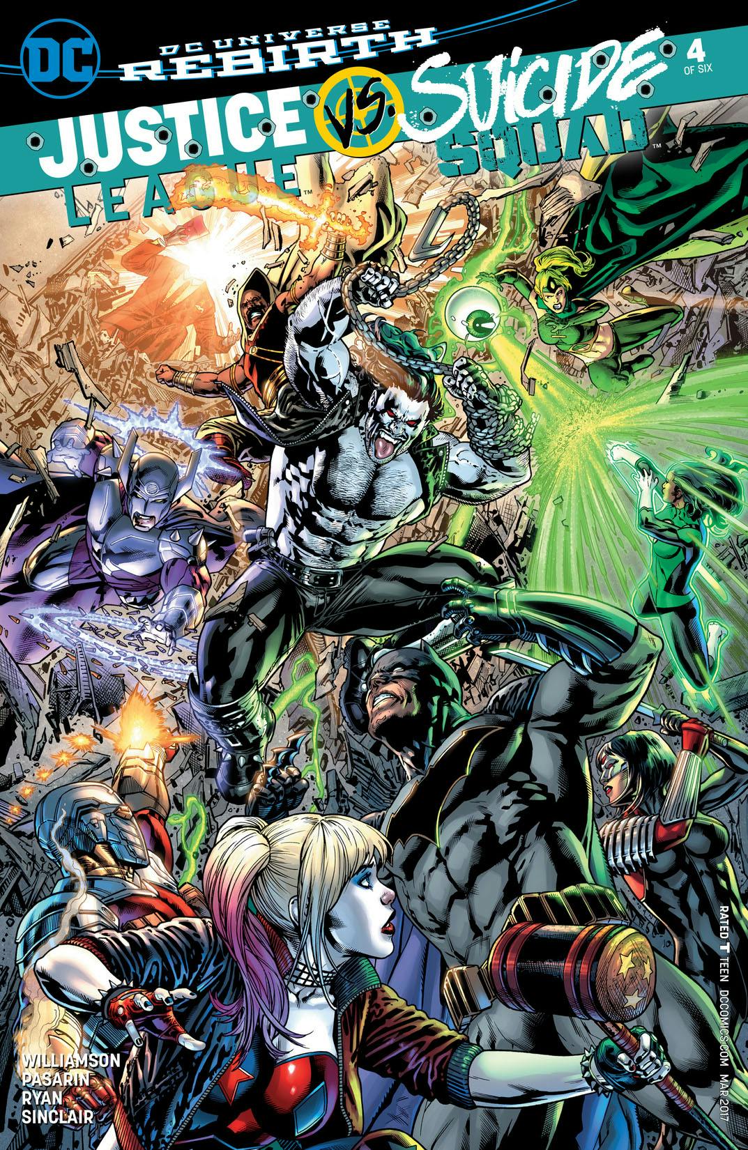 Justice League vs. Suicide Squad #4 preview images