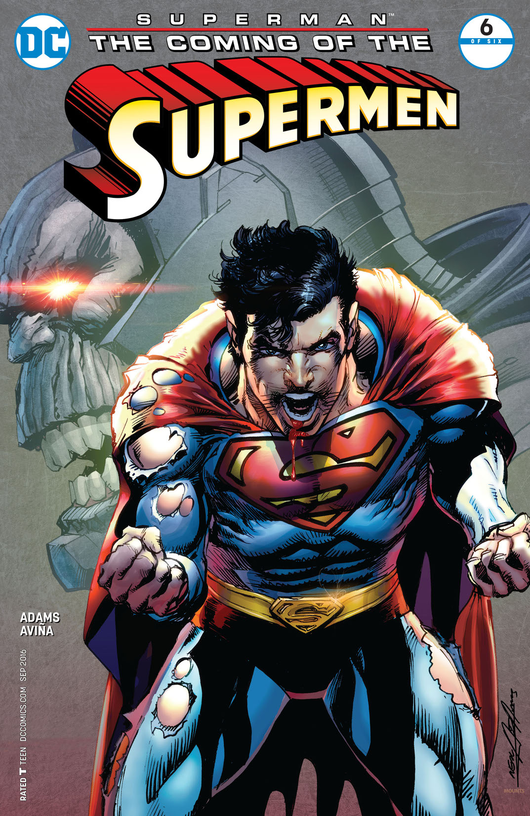 Superman: The Coming of the Supermen #6 preview images