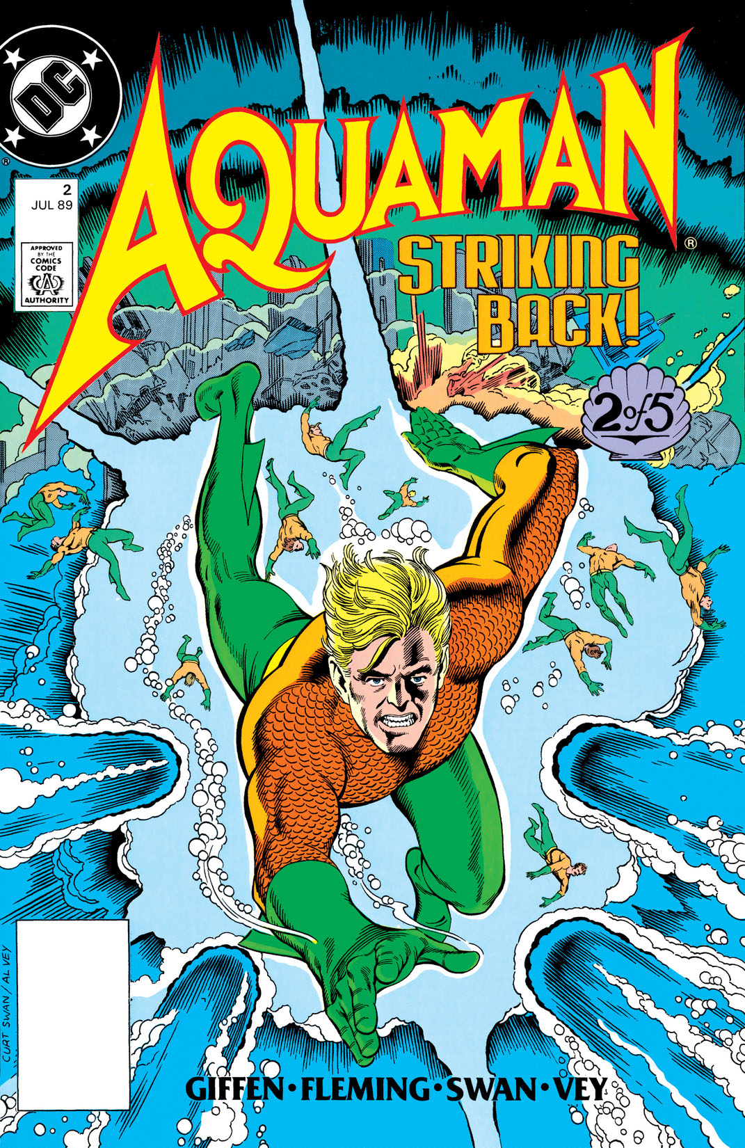 Aquaman (1989-1989) #2 preview images