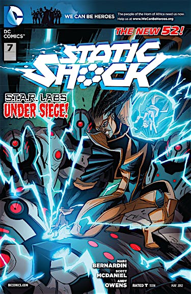 Static Shock #7 preview images