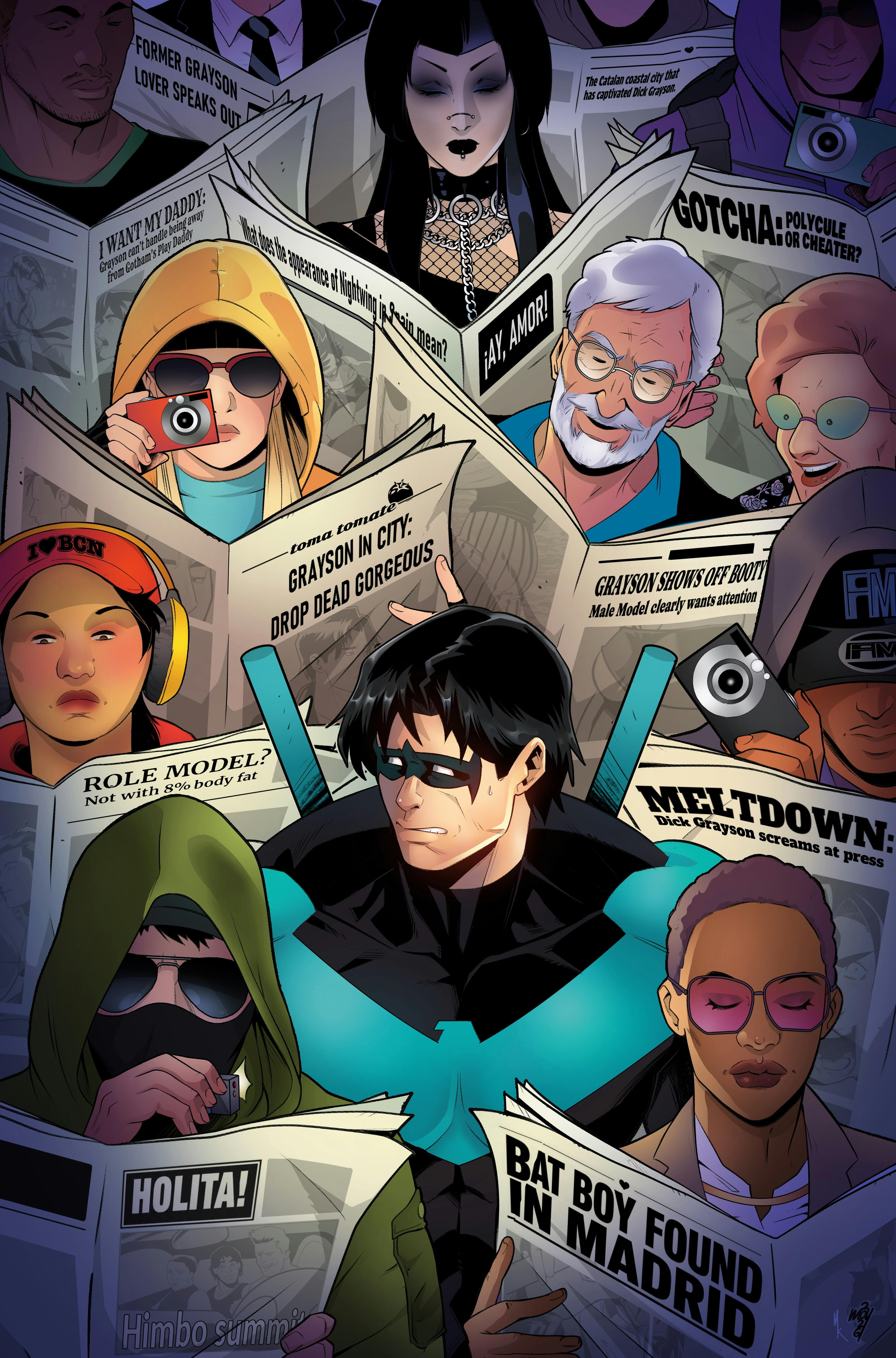 Nothing Butt Nightwing #53 preview images
