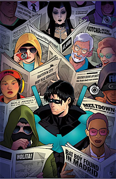 Nothing Butt Nightwing #53 preview images