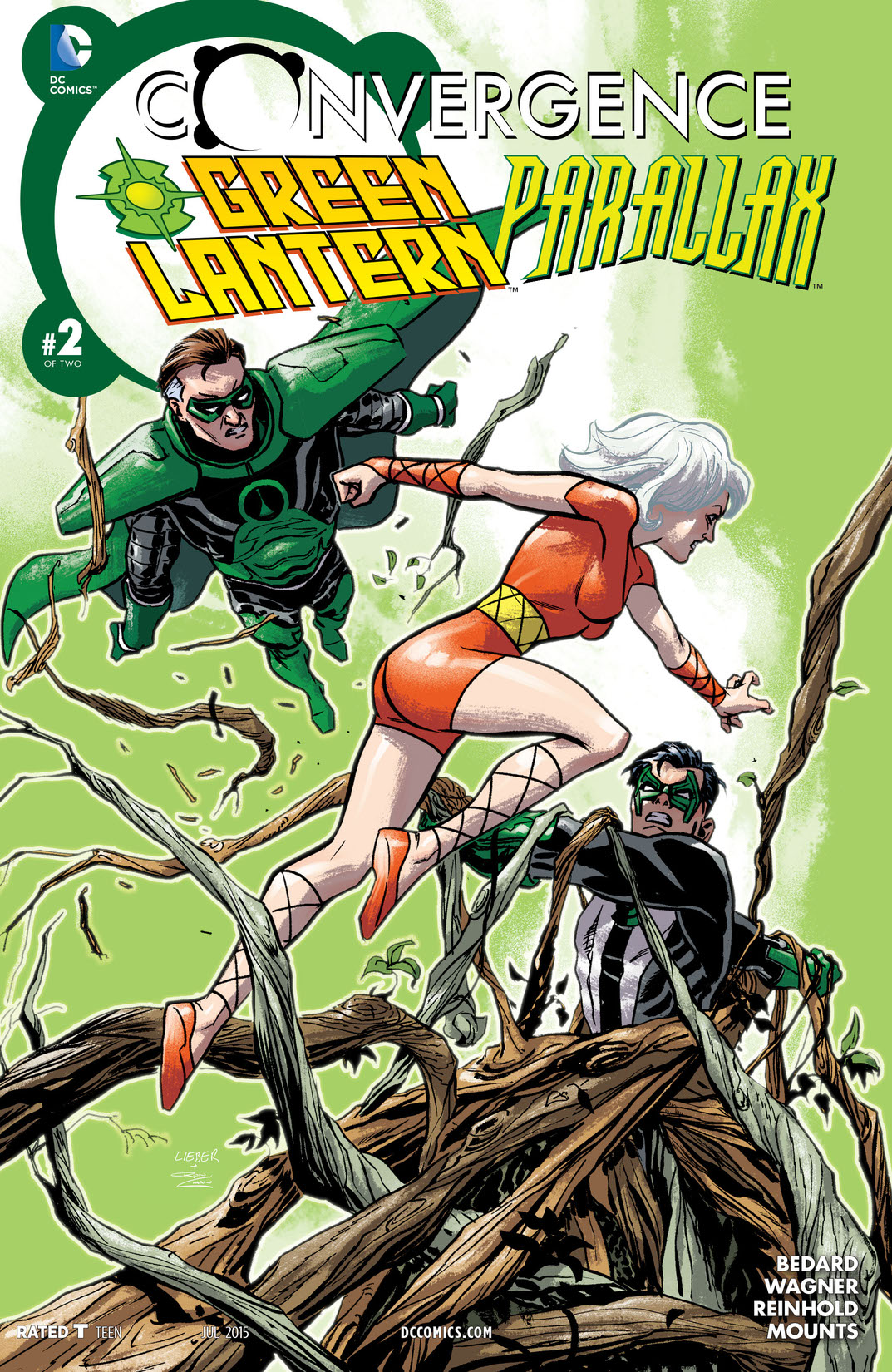 Convergence: Green Lantern/Parallax #2 preview images