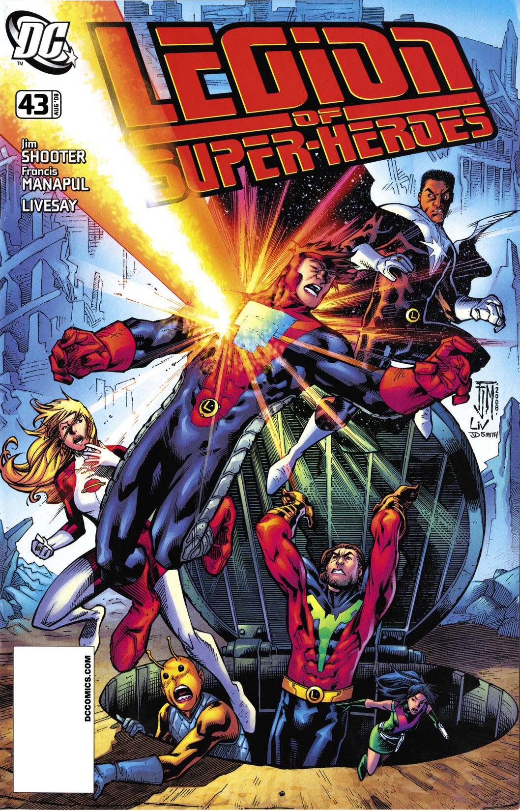 Legion of Super-Heroes (2007-) #43 preview images