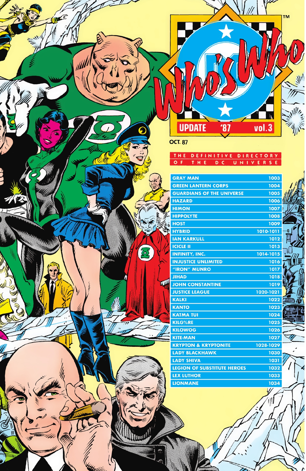 Who's Who Update 1987 #3 preview images