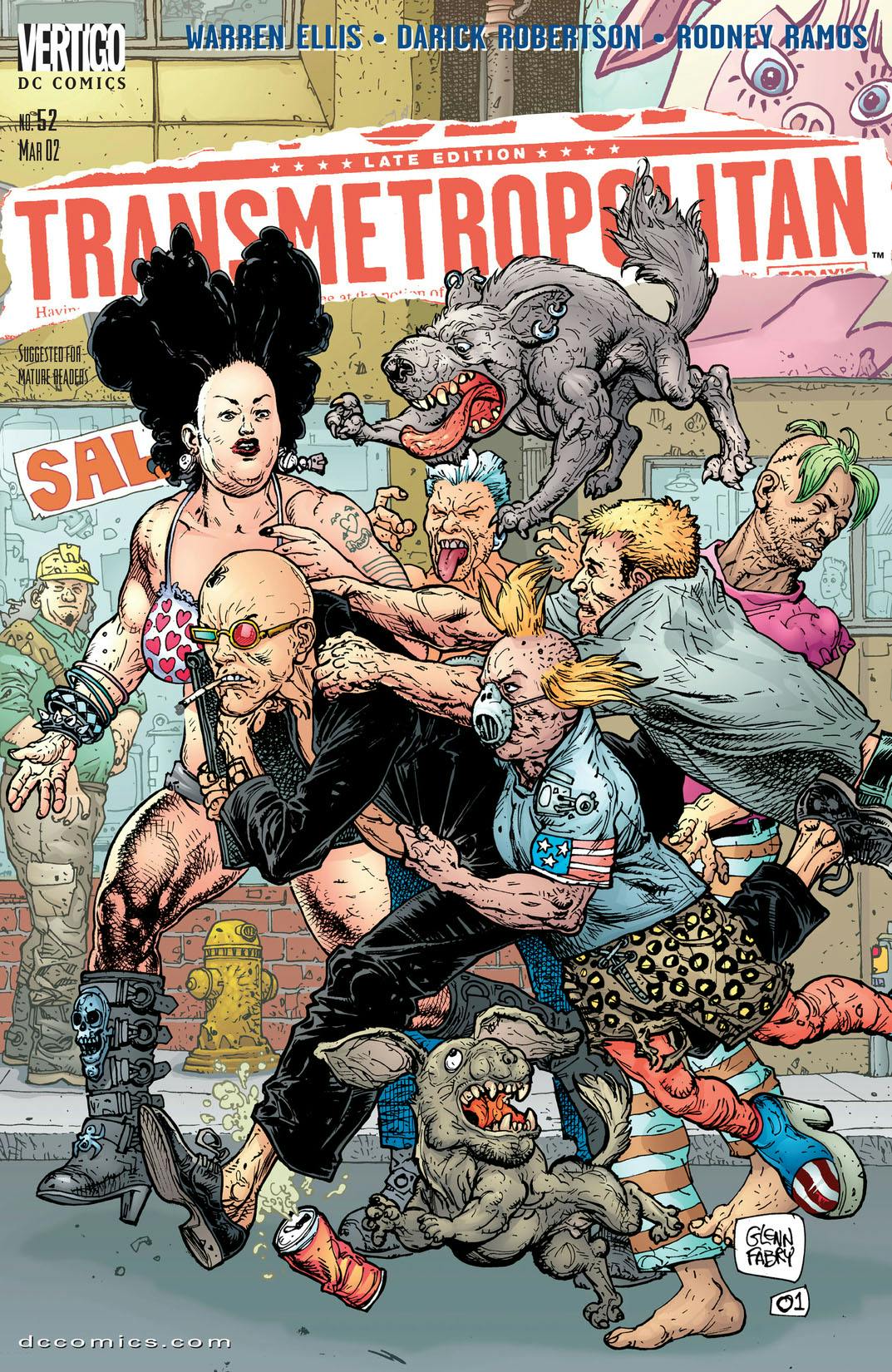 Transmetropolitan #52 preview images