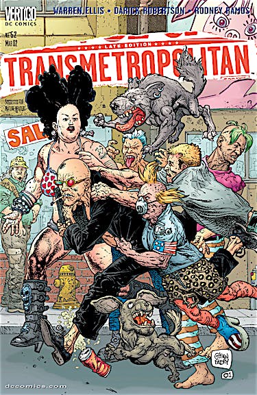 Transmetropolitan #52 preview images