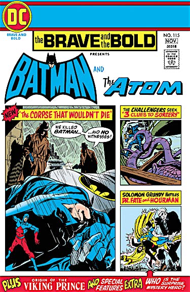 The Brave and the Bold (1955-) #115 preview images