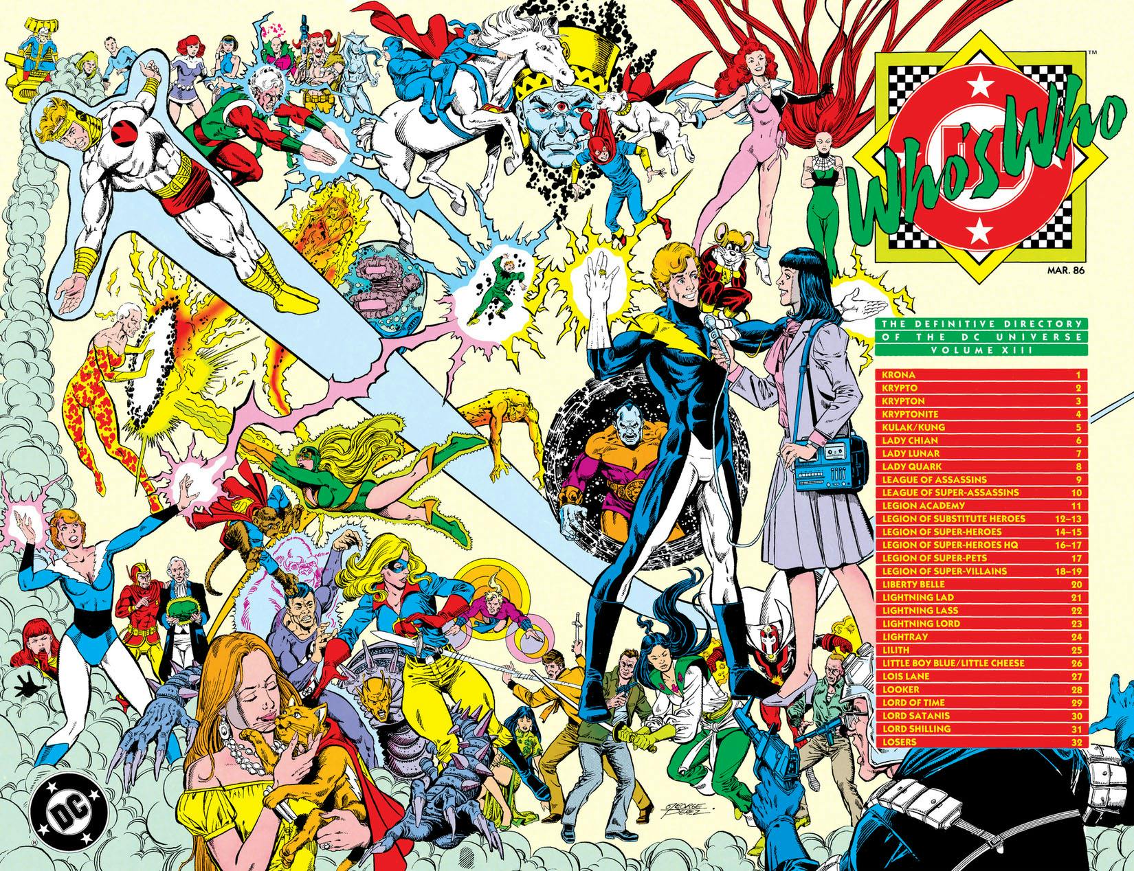 Who's Who The Definitive Directory of the DC Universe (1985) 13