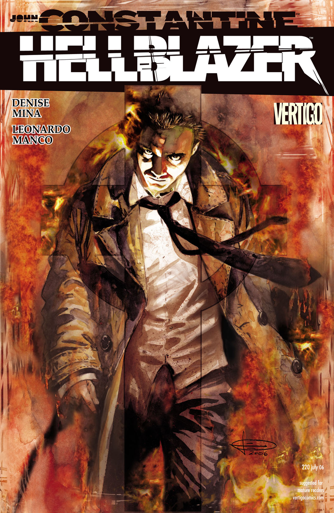 Hellblazer #220 preview images