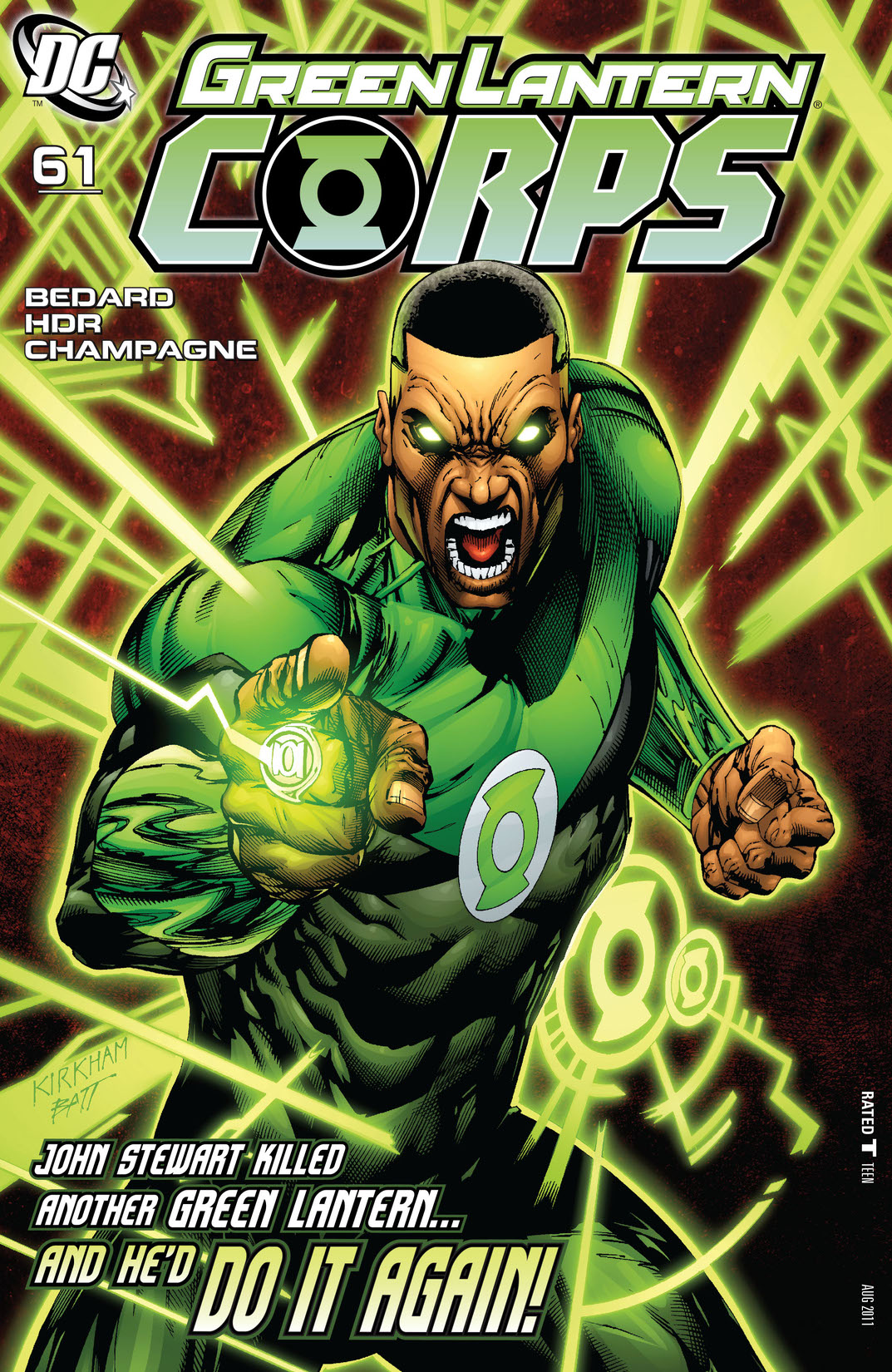 Green Lantern Corps (2006-) #61 preview images