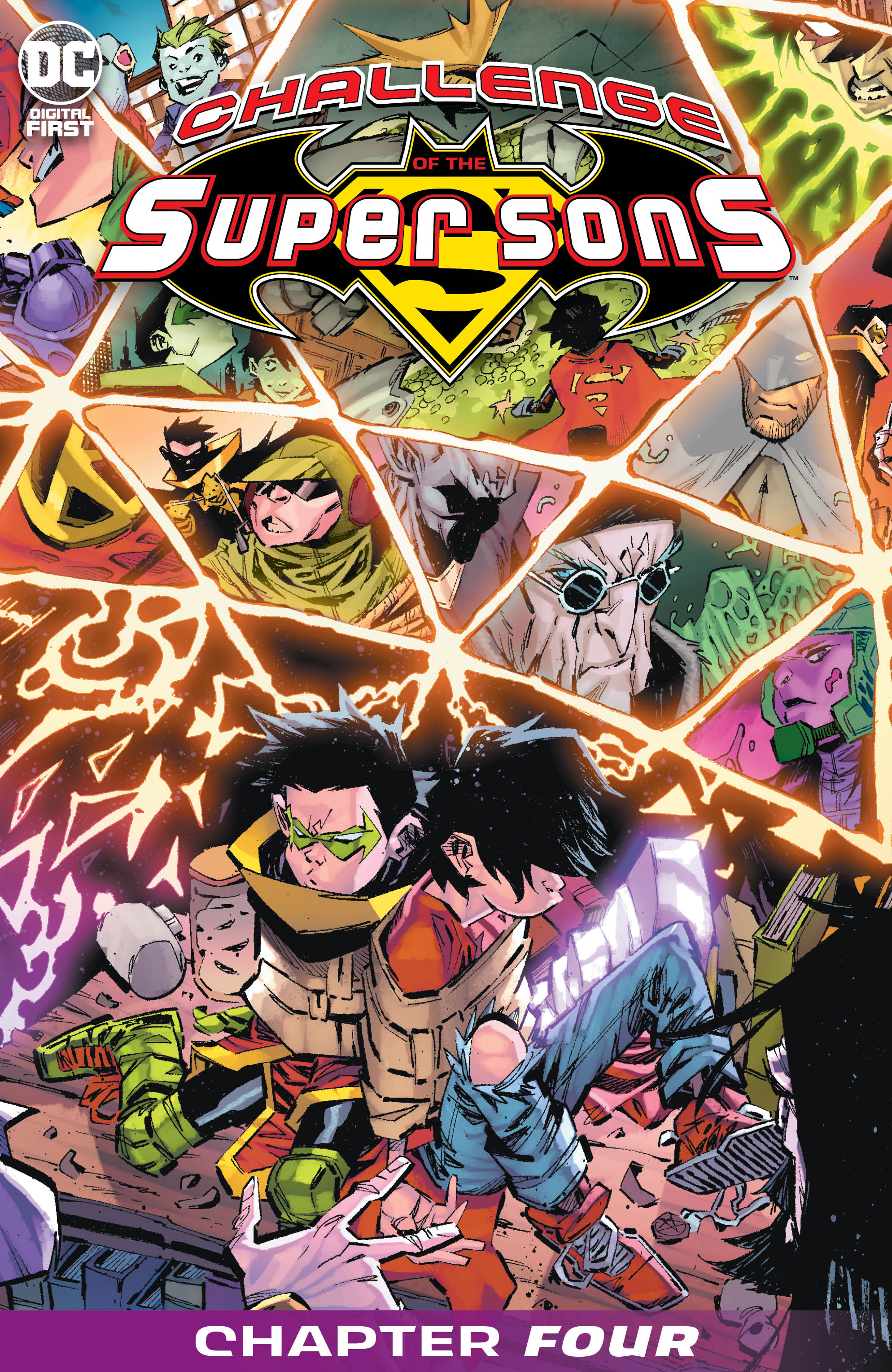 Challenge of the Super Sons #4 preview images