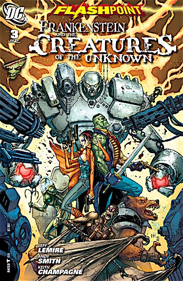 Flashpoint: Frankenstein & the Creatures of the Unknown #3 preview images