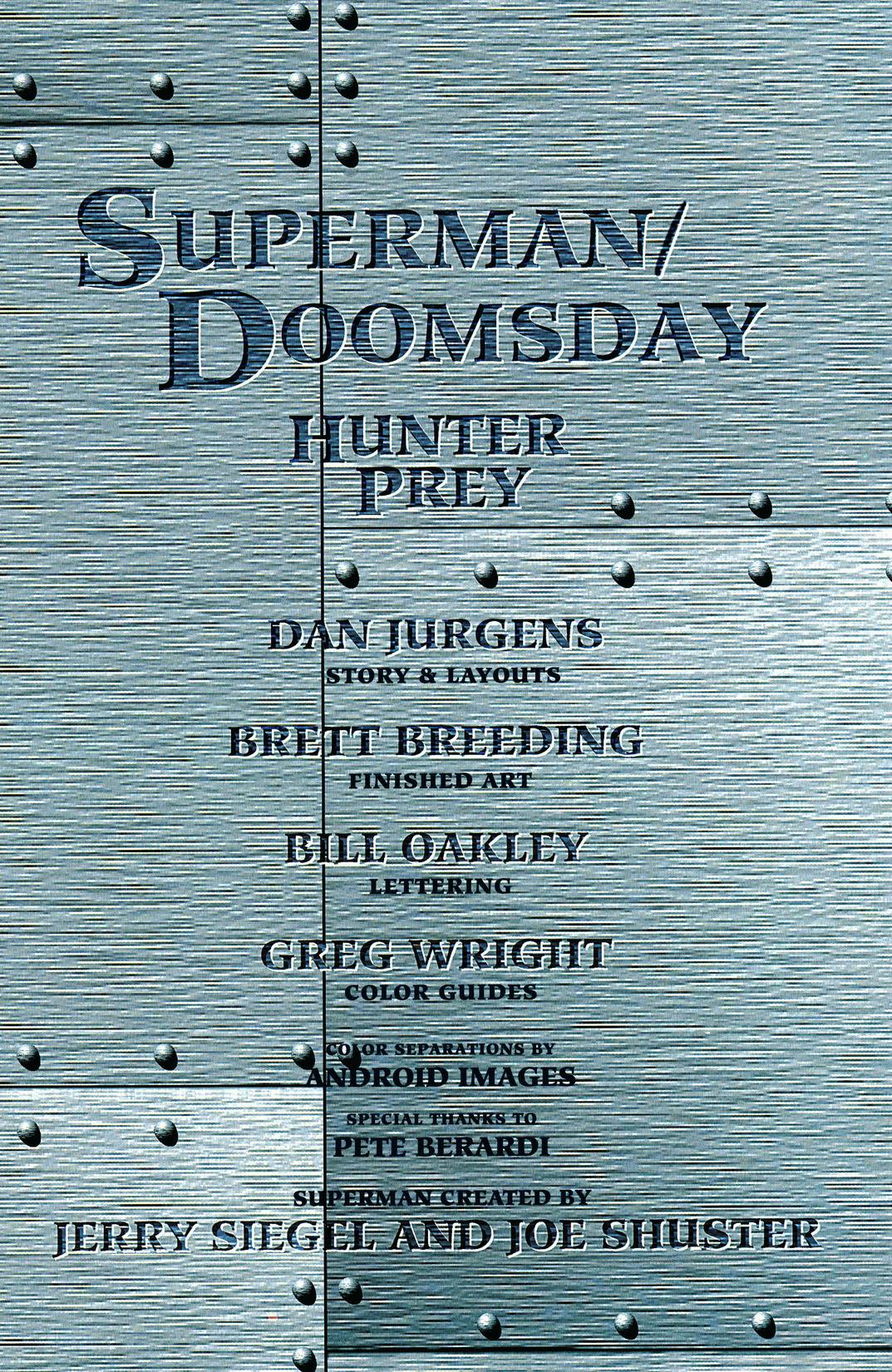 Superman/Doomsday: Hunter/Prey series preview1