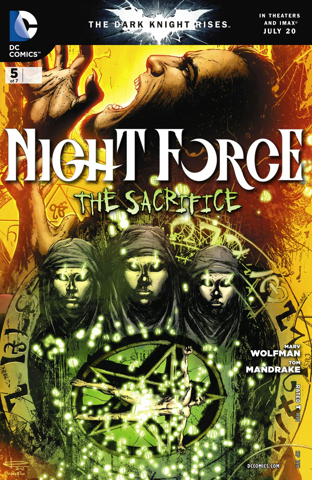 Night Force #5 preview images