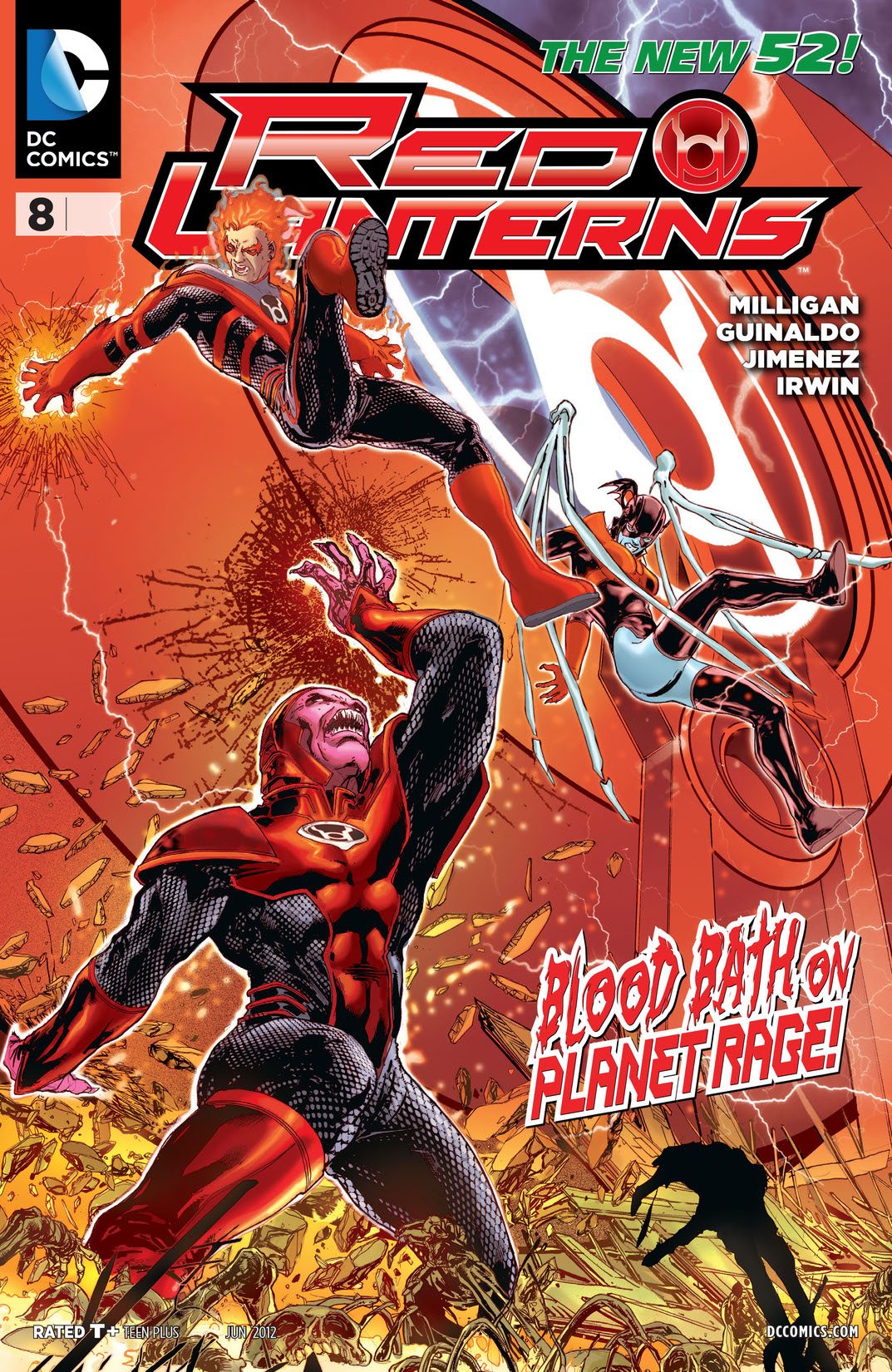 Red Lanterns #8 preview images