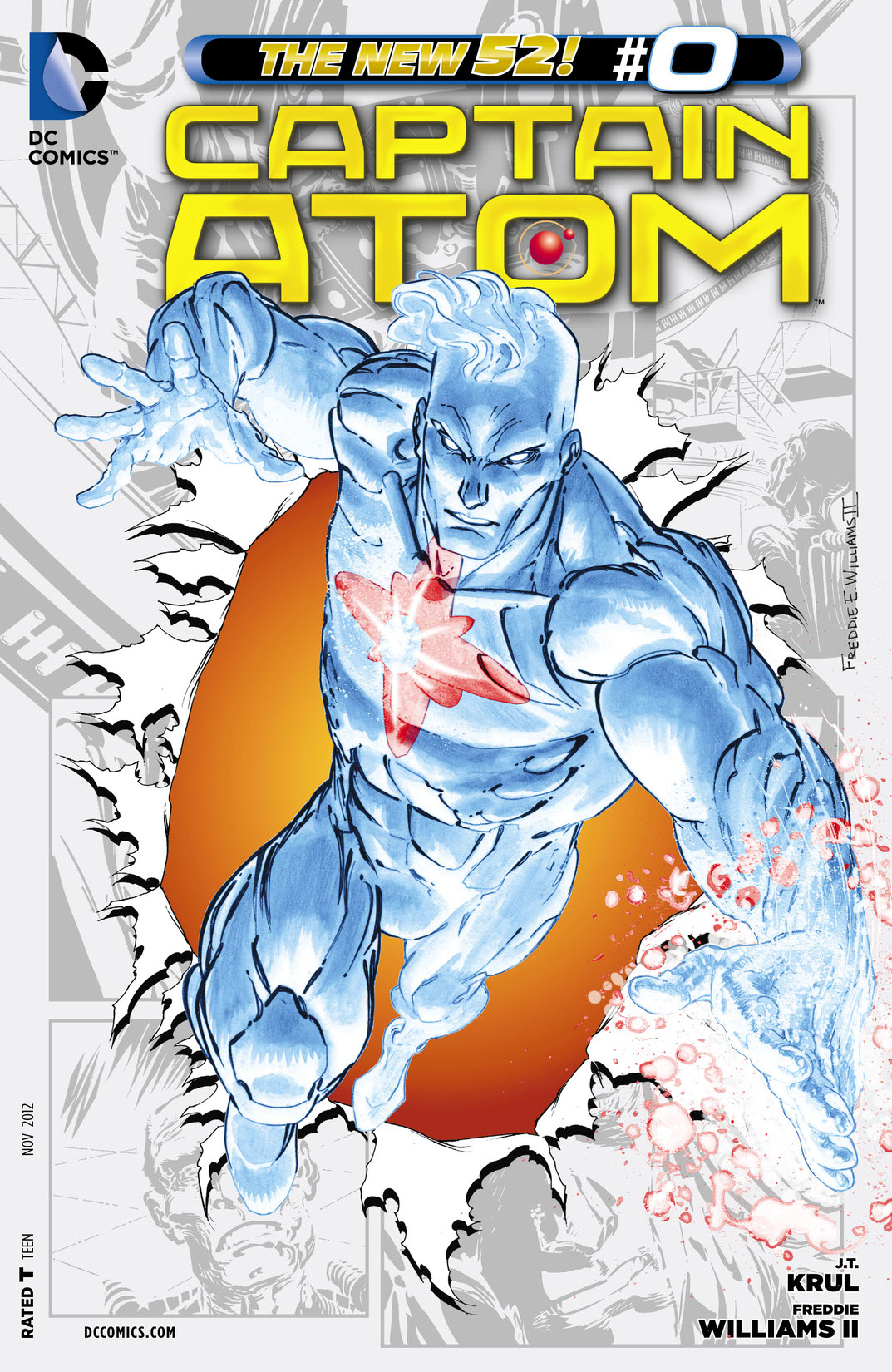 Captain Atom (2011-) #0 preview images